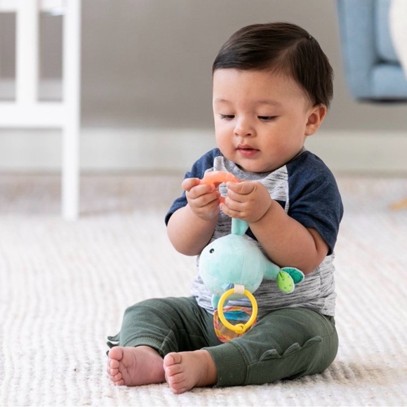 Infantino Go Gaga! Big Softy Sea Chime Baby Toy - Picture 3 of 3